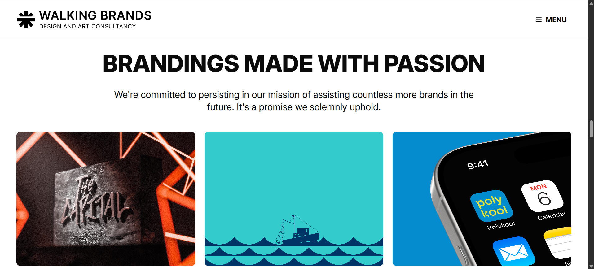 Walking Brands Dynamic Website - Screenshot 3