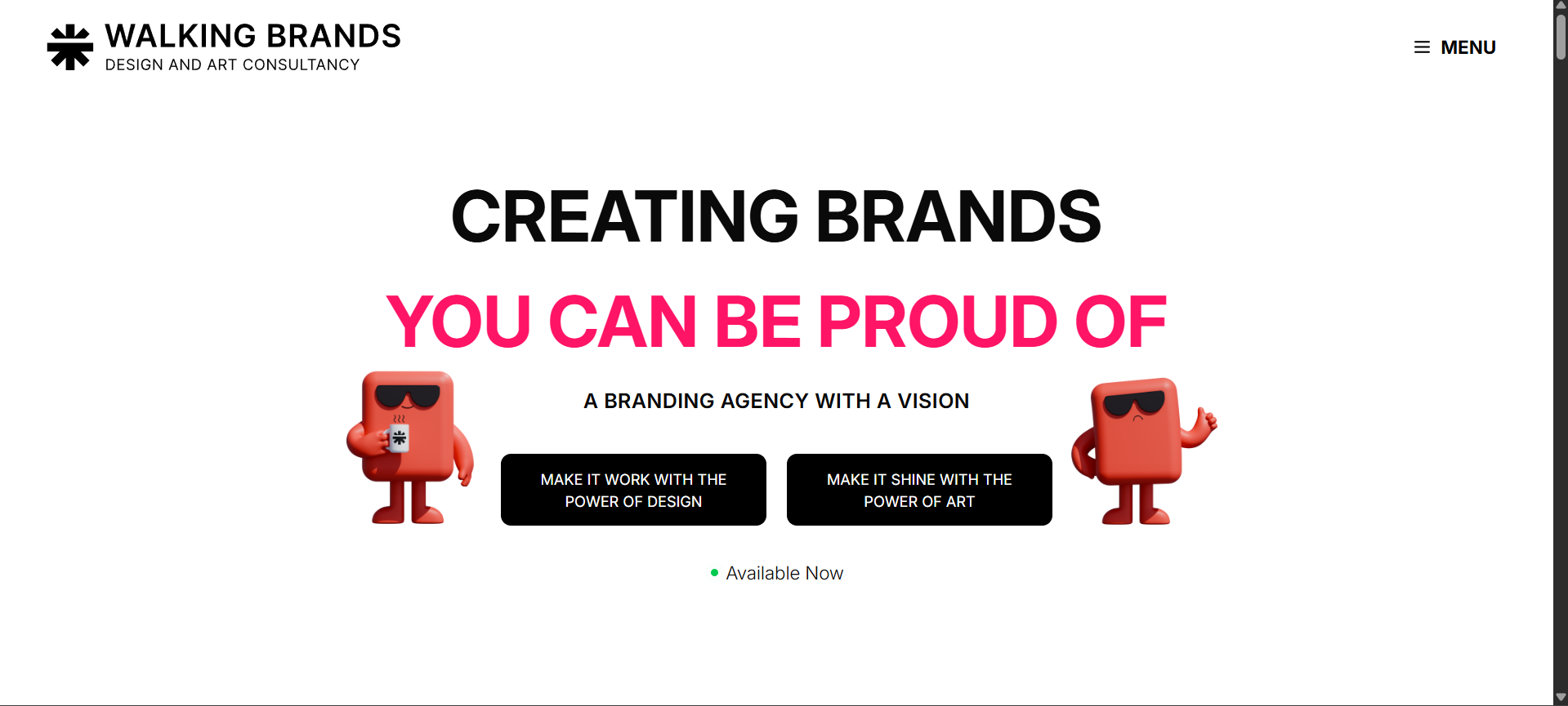 Walking Brands Dynamic Website