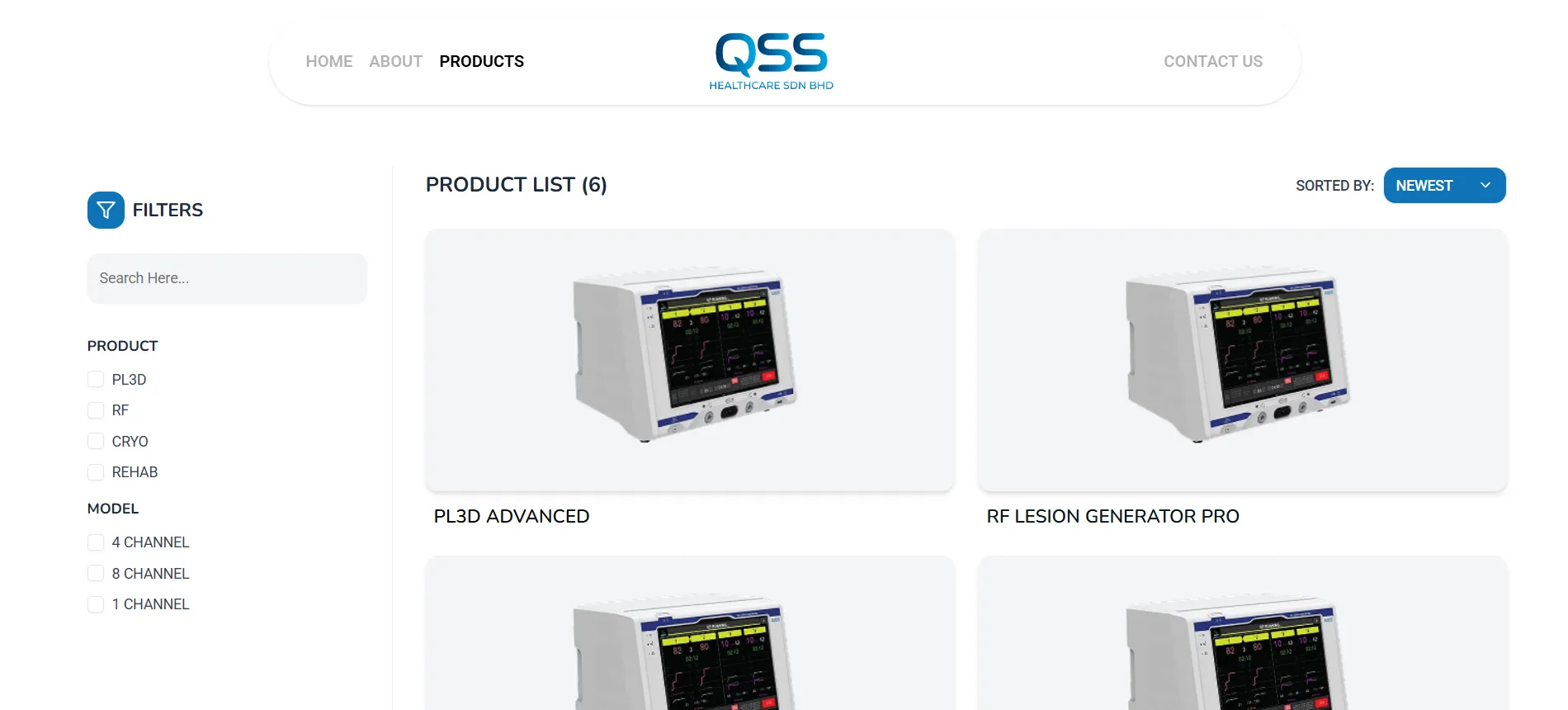 QSS Healthcare Dynamic Website - Screenshot 6