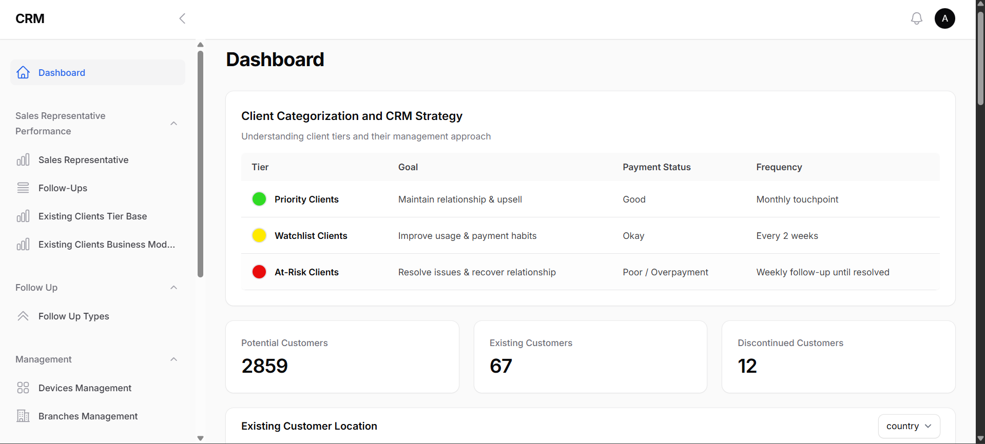 Custom and Dynamic CRM System - Screenshot 4